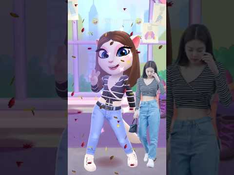 OMG Woww 😍 Jennie - Same My Talking Angela #cosplay #edit #memes #fpy