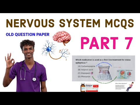 RRB Staff Nurse Exam preparation  2024 Nervous system mcqs part 7