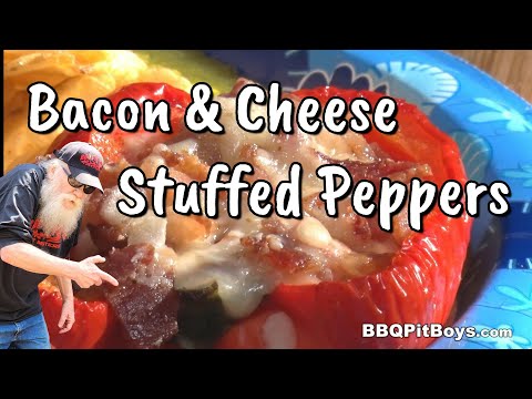 Bacon and Cheese Stuffed Peppers