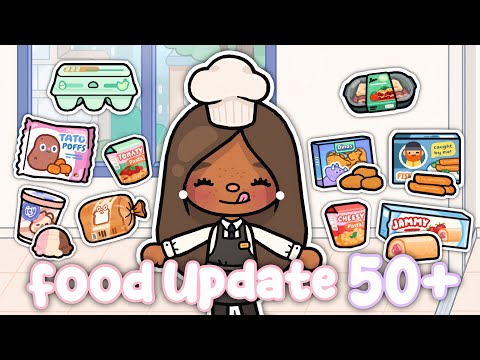 The ULTIMATE FOOD UPDATE! (50+ FOODS) 🛒 | With Voices 📢 | Toca Life World