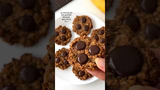 4-ingredient Healthy Cookies😍 #healthyrecipes #healthydessert #snacksrecipe