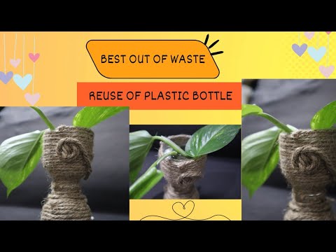 Reuse of old plastic bottle #reuseofoldplasticbottel #diycraft #reuse #diy #easycraft #ytvideos