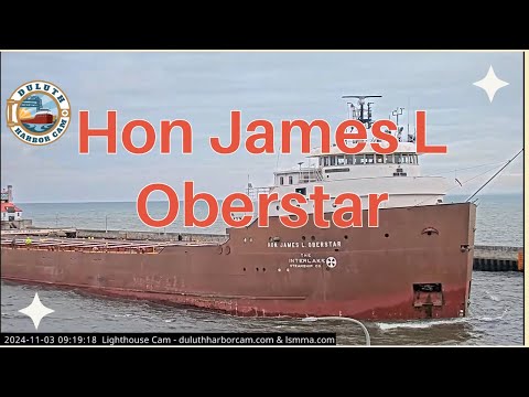 Hon James L Oberstar arrived in Duluth 11/03/2024