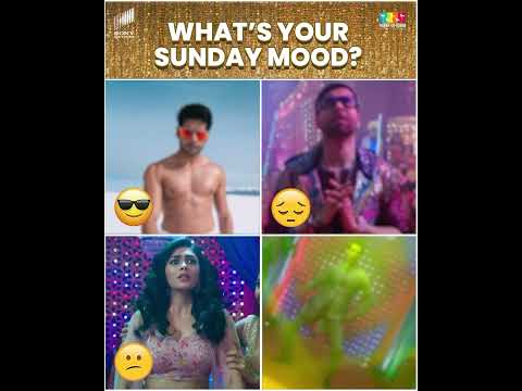 Sunday moods are diverse – some cool, others sad, a few confused, and a handful in party mode!