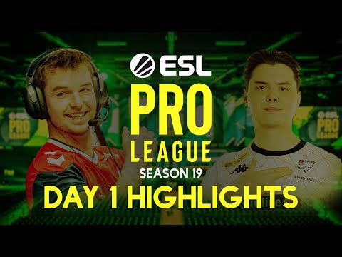 The MOST EPIC Moments from Day 1 of ESL Pro League Season 19!