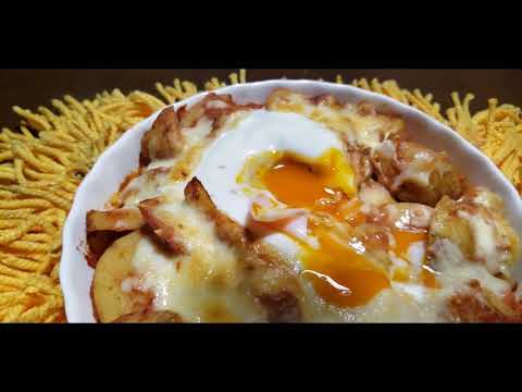 Egg Potato cheese grilled simple - idea for restaurant menu