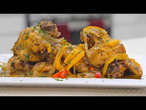 SMOTHERED Chicken WINGS Recipe