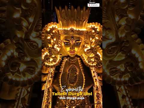 World tallest Durga Pratima 2024 | Tallest Durga Pratima 2024 | Abhiyan Sangh #shorts