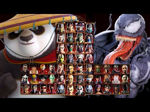 Mortal Kombat 9 - PO KUNG FU PANDA 🐼 & VENOM 🕸 - Expert Tag Ladder - Gameplay @(1080p) - 60ᶠᵖˢ ✔