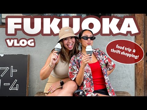 Japan Vlog: Food Trip + Thrift Shopping in Fukuoka! | Laureen Uy