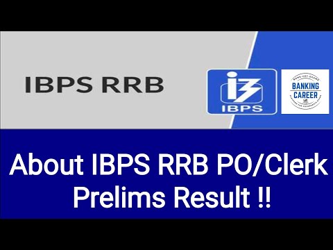 About IBPS RRB PO/Clerk Result!!