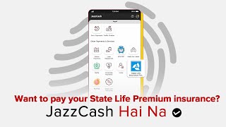 Pay State Life Insurance with JazzCash