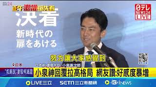 被嗆"智商低" 小泉進次郎高EQ回覆獲讚｜三立新聞網 SETN.com