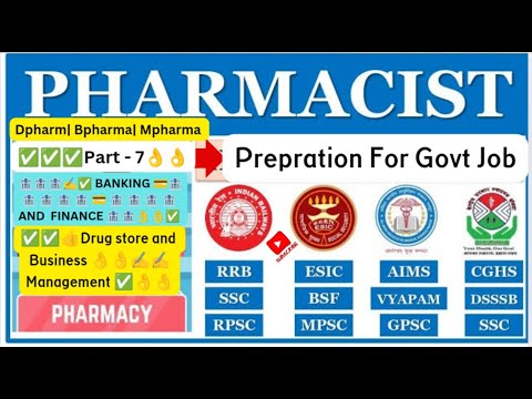 Banking finance | Store and Business Management | #esic #dsssb #rrb #pharmacist  D.pharma #govtjobs