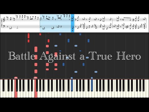 【UNDERTALE】本物のヒーローとの戦い(Battle Against a True Hero)を採譜し直してみた