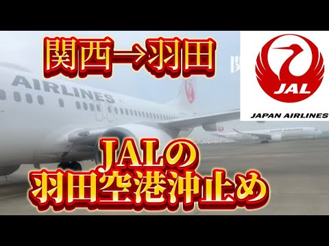 【JAL】 JAL224   関西→羽田　国際線使用機材　房総半島横断縦断　都心ルート　置止め