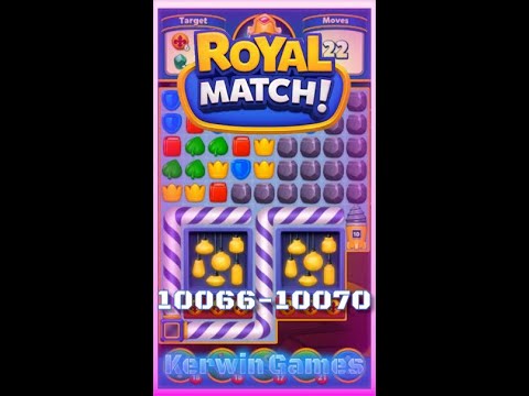 Royal Match Level 10066 10067 10068 10069 10070 - No Boosters Gameplay