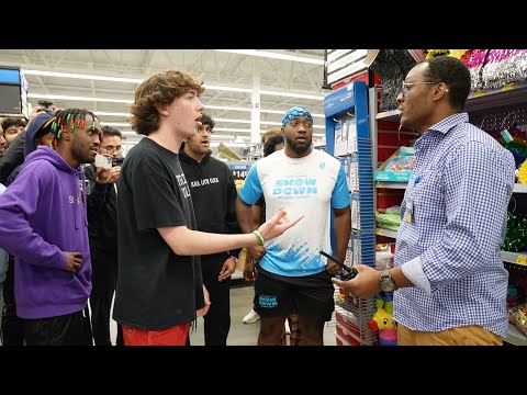 YouTubers vs Walmart Employee!