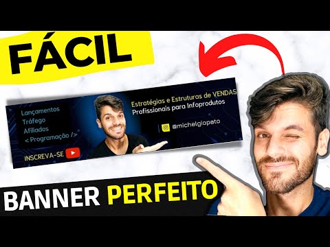 ✅ [Fácil] Como Fazer Banner/Capa para o YouTube (GRÁTIS) Profissional - Passo a Passo no CANVA