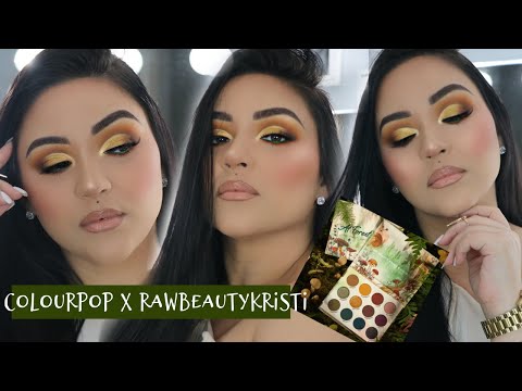 Colourpop x RawbeautyKristi Makeup Tutorial LIVE! (CUT CREASE FOR HOODED EYES!)