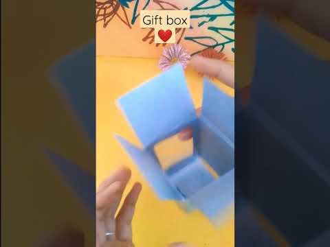 happy birthday gift idea #diy #papercraft #easycraft #art #ytshorts