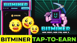 BITMINER GAME | NEWEST TAP TO EARN GAME!! #Bitminer #taptoearn #taptoearnmining #taptoearnairdrop