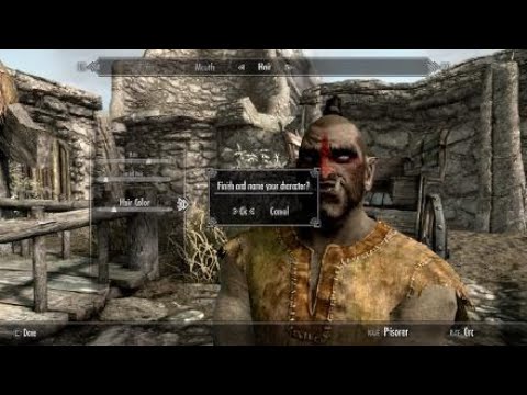 Skyrim-Character creation: How to make a badass Orc