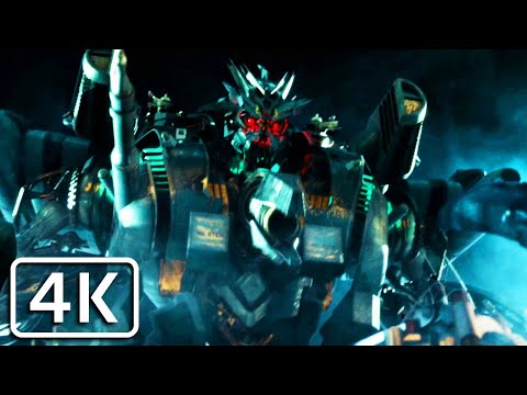 Transformers - Decepticon transformer attacks US Military base [4K]