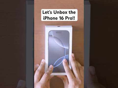 Let’s Unbox the iPhone 16 Pro!!!#asmrunboxing