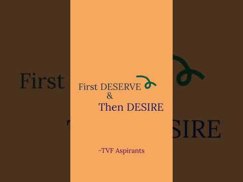 First Deserve & Then Desire #charteredaccountant #upsc #prelims #mains #cma #cs #icai #motivation #L