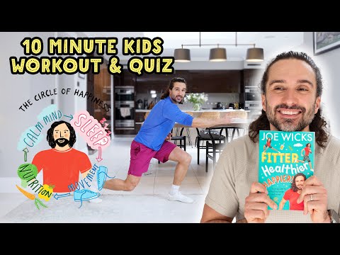 10 Minute Kids Workout + Quiz on The Skeletal System | Fitter Healthier Happier