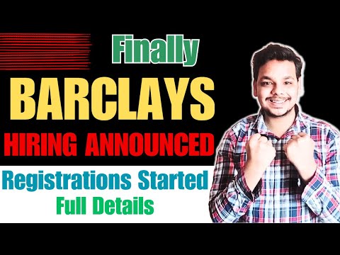 Finally Barclays Direct Test Hiring Announced | Technology Summer Internships | OFF Campus Drive