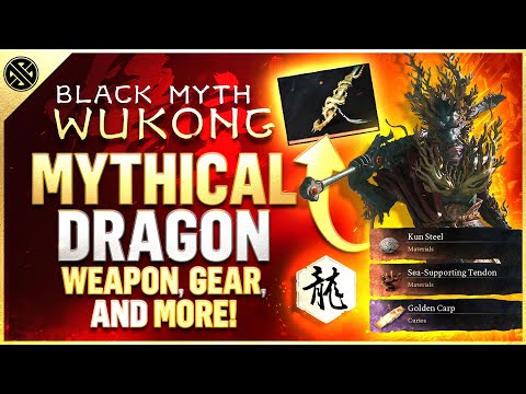 Black Myth Wukong - 4 Secret Dragon Bosses & INSANE Mythical Weapon & Transformation