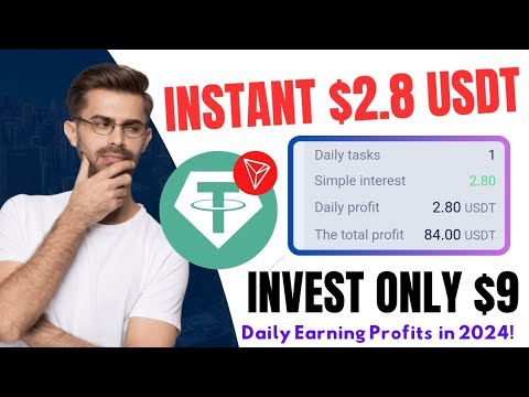 Everyone investment USDT $2.8 and Received Daily Earning returns online earn money in 2024!