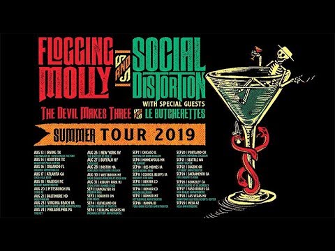 Social Distortion X Flogging Molly 2019 Summer Tour