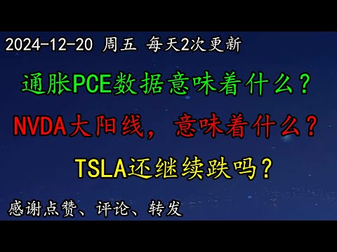 美股 还有救吗？通胀PCE数据意味着什么？NVDA大阳线，意味着什么？TSLA还继续跌吗？AVGO老板：AI支出将持续到2030。PLTR直勾勾大阳线，啥意思？美元或见顶了！SOXL？AVGO