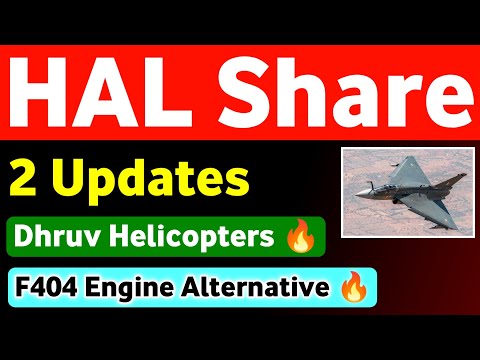 HAL Share Latest News Today 🔥 Dhruv-NG Helicopter Orders 🔴 Kaveri Engine 🔴 F404 Engines