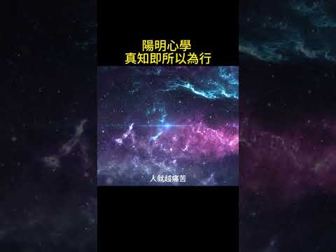 陽明心學 真知即所以為行