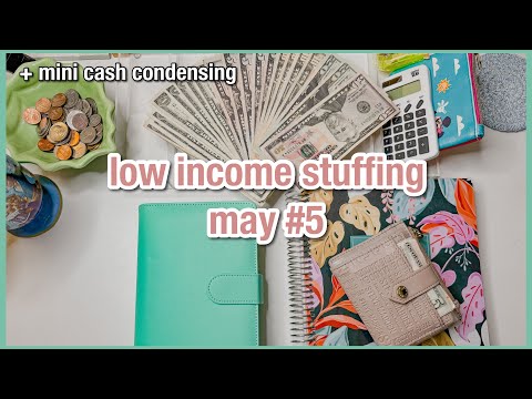 cash envelope stuffing | may week #5 | low income budget | sinking funds & savings challenges