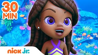 Mermaid Lorelai's Ocean Rescues! 🦀 30 Minute Compilation 🐠 Santiago of the Seas | Nick Jr.