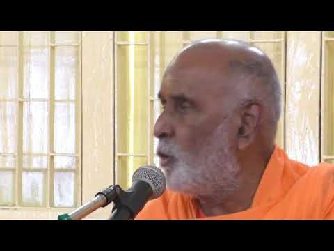 Sw Padmanabhananda talks at Ma Anandamayi Ashram on 6th Nov 2019