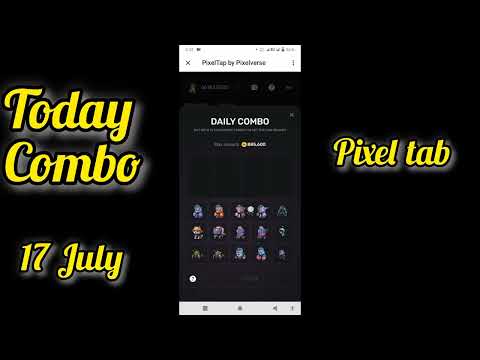 Pixel tap daily combo cards 17 July 2024