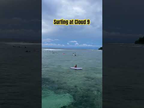 Surfing at Cloud 9 🏝️