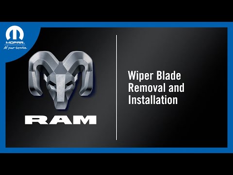 Wiper Blade Removal and Installation | How To | 2025 Ram ProMaster