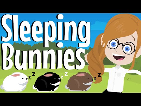 Sleeping Bunnies | Nursery Rhymes for Kids | Action Song | Hop Hop Hop | Sing A Long