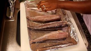 HOW TO MAKE A HEALTHY GRILLED WHITING FISH RECIPE // OBAAPA KITCHEN