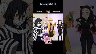 Show Me YOUR OUTFIT 💕 Nezuko VS Mitsuri - #KimetsuNoYaiba - #ChatNoir #RaidenShogun #LadyBug