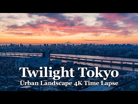 【東京 夕景タイムラプス】Tokyo Japan Twilight TimeLapse Vol.3