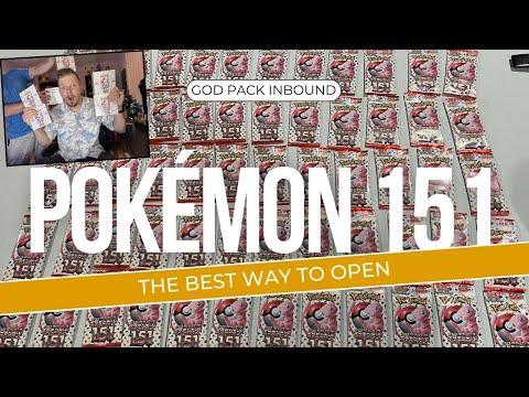 The Best Way to Open Pokémon 151!!!  (We Pulled a GOD PACK!)