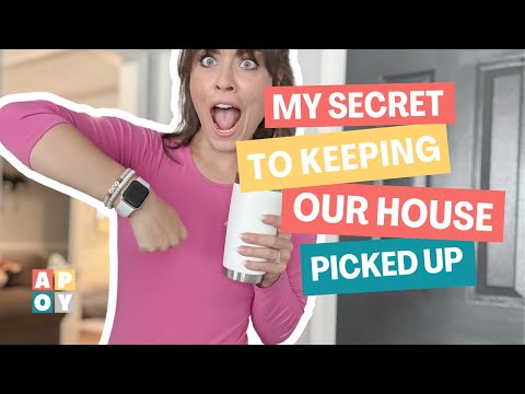 My Secret to Keeping Our House Picked-Up